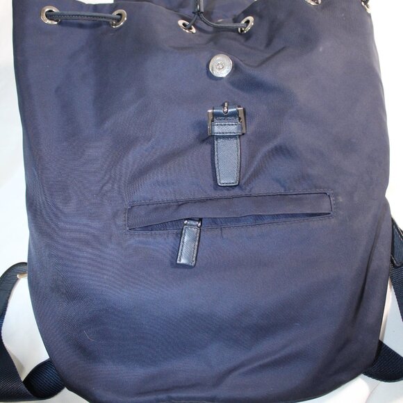 Prada Tessuto Nylon Backpack Navy Blue Shoulder Bag Single Buckle main image 7